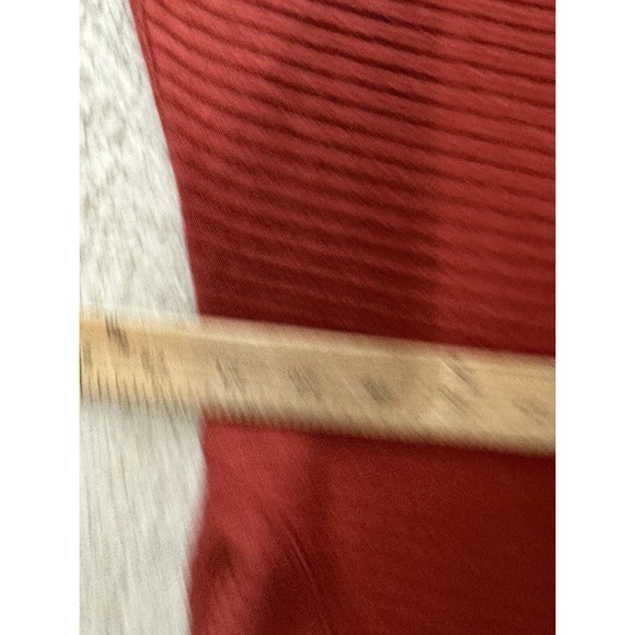 We The Free People Small Rust Ribbed Sweater Slit Back Long Sleeve Cowl Neck 2-3 - Picture 6 of 6